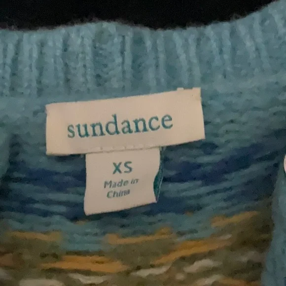 Fair Isle wool cardigan sweater XS - Picture 6 of 9